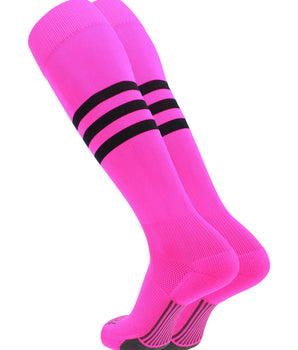 MadSportsStuff x TCK Made in USA Classic 3-Stripe Dugout Socks