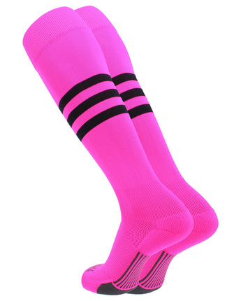 MadSportsStuff x TCK Made in USA Classic 3-Stripe Dugout Socks