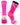 TCK socks Hot Pink/Pink / Large Pink Ribbon Awareness Crew Socks