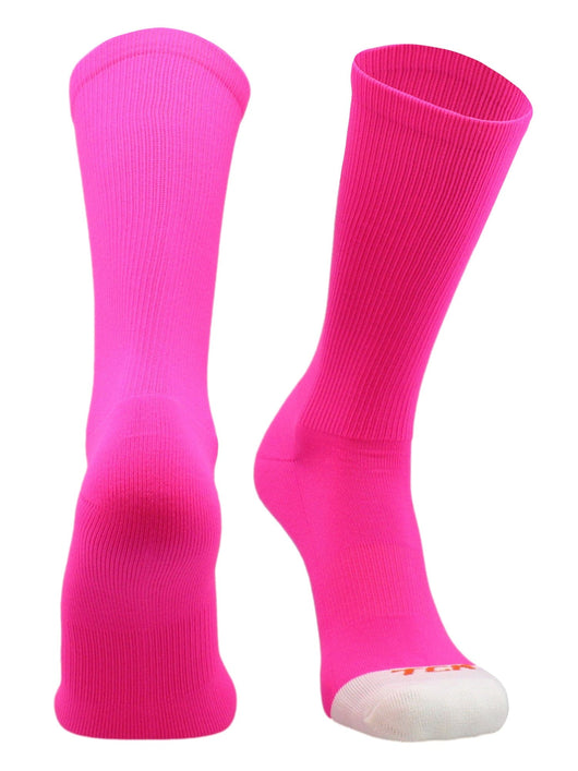 TCK socks Hot Pink / Small Athletic Prosport Performance Crew Socks For All Sports