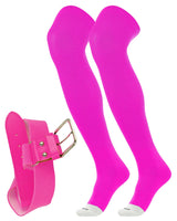 Prosport Over the Knee Socks and Belt | Uniform Combo Set