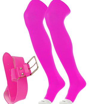Prosport Over the Knee Socks and Belt | Uniform Combo Set