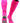 TCK socks Hot Pink / Small Scrunch Football Socks For Boys and Men