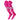 TCK socks Hot Pink/White/Pink / Large Dugout Pink Breast Cancer Awareness Socks