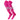 TCK socks Hot Pink/White/Pink / Large Dugout Pink Breast Cancer Awareness Socks