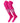 TCK socks Hot Pink/White/Pink / Large Dugout Striped Over the Knee Baseball Socks Pattern E