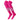 TCK socks Hot Pink/White/Pink / Large Dugout Striped Over the Knee Baseball Socks Pattern E