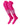 TCK socks Hot Pink/White/Pink / Large Dugout Striped Over the Knee Baseball Socks Pattern E