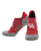 Houston Cougars No Show Tour Socks - Made in USA