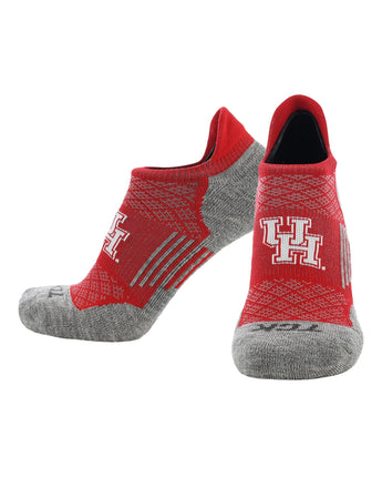TCK socks Houston Cougars No Show Tour Socks - Made in USA