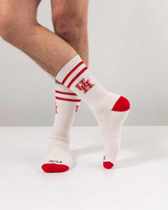 TCK socks Houston Cougars | Vintage | NCAA Mens and Womens Soft Cotton Sock