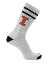 TCK socks Illinois Fighting Illini / Large Illinois Fighting Illini | Vintage | NCAA Mens and Womens Soft Cotton Sock