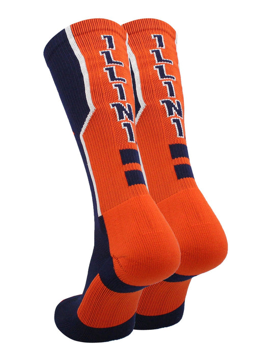 TCK socks Illinois Fighting Illini Socks Perimeter Crew