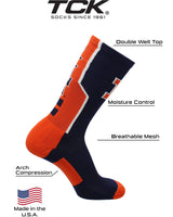 TCK socks Illinois Fighting Illini Socks Perimeter Crew