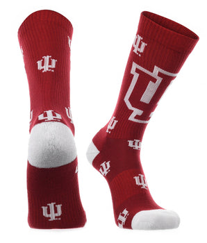 Indiana Hoosiers Mayhem Crew Socks (Imported)