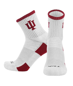 TCK Indiana Hoosiers Quarter Socks - Made in USA