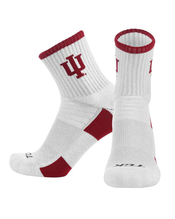 TCK socks Indiana Hoosiers / Large NCAA Quarter Socks - Indiana Hoosiers