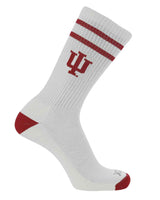 NCAA Vintage College Striped Socks - Indiana Hoosiers (Large)