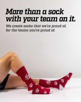 TCK socks Indiana Hoosiers Mayhem Crew Socks (Made in USA)