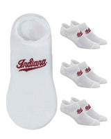 TCK socks Indiana Hoosiers / One Size TCK Indiana Hoosiers No Show Liner Socks (3-Pack)