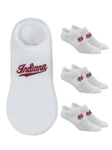 TCK socks Indiana Hoosiers / One Size TCK Indiana Hoosiers No Show Liner Socks (3-Pack)