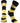 TCK socks Iowa Black/Gold / Large Iowa Hawkeyes Socks Game Day Striped Crew Socks