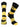 TCK socks Iowa Black/Gold / Large Iowa Hawkeyes Socks Game Day Striped Crew Socks