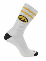 NCAA Vintage College Striped Socks - Iowa Hawkeyes (Large)