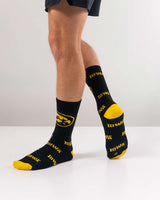 TCK socks Iowa Hawkeyes Mayhem Crew Socks (Made in USA)