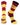 TCK socks Iowa State Cardinal/Gold / Large Iowa State Cyclones Socks Game Day Striped Crew Socks