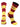 TCK socks Iowa State Cardinal/Gold / Large Iowa State Cyclones Socks Game Day Striped Crew Socks