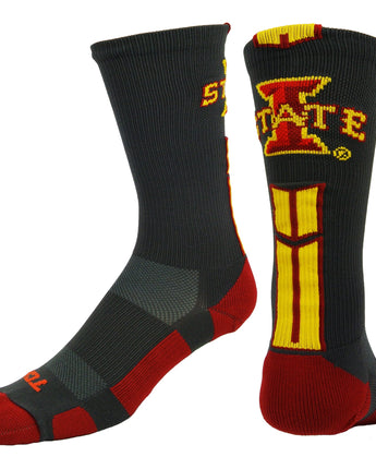 TCK socks Iowa State Cyclones Baseline Crew USA Made