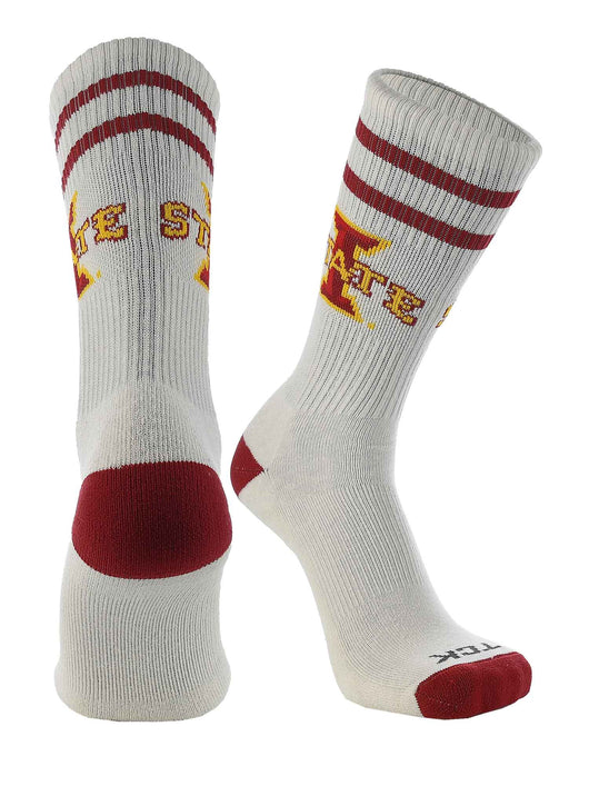 TCK socks Iowa State Cyclones / Large Vintage Iowa State Cyclones Socks NCAA Socks For Men and Womens Soft Cotton Sock