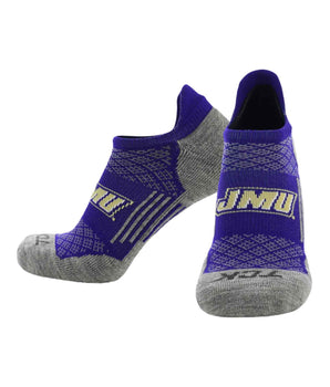 JMU Dukes No Show Tour Socks - Made in USA