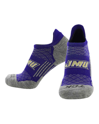 JMU Dukes No Show Tour Socks - Made in USA