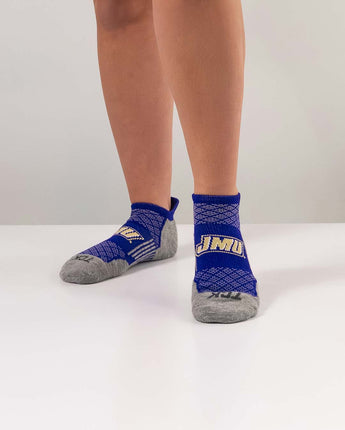 JMU Dukes No Show Tour Socks - Made in USA