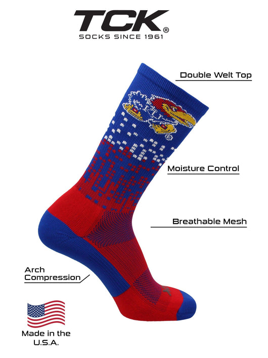 TCK socks Kansas Jayhawks Socks Downtown Crew