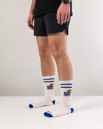 Kansas Jayhawks | Vintage | NCAA Mens and Womens Soft Cotton Sock