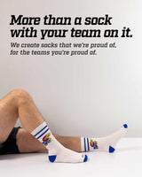 Kansas Jayhawks | Vintage | NCAA Mens and Womens Soft Cotton Sock