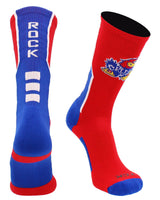 TCK socks Kansas Rock Chalk Jayhawks Socks Perimeter Crew