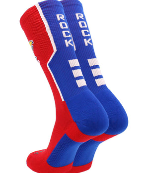 TCK socks Kansas Rock Chalk Jayhawks Socks Perimeter Crew