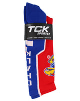 TCK socks Kansas Rock Chalk Jayhawks Socks Perimeter Crew