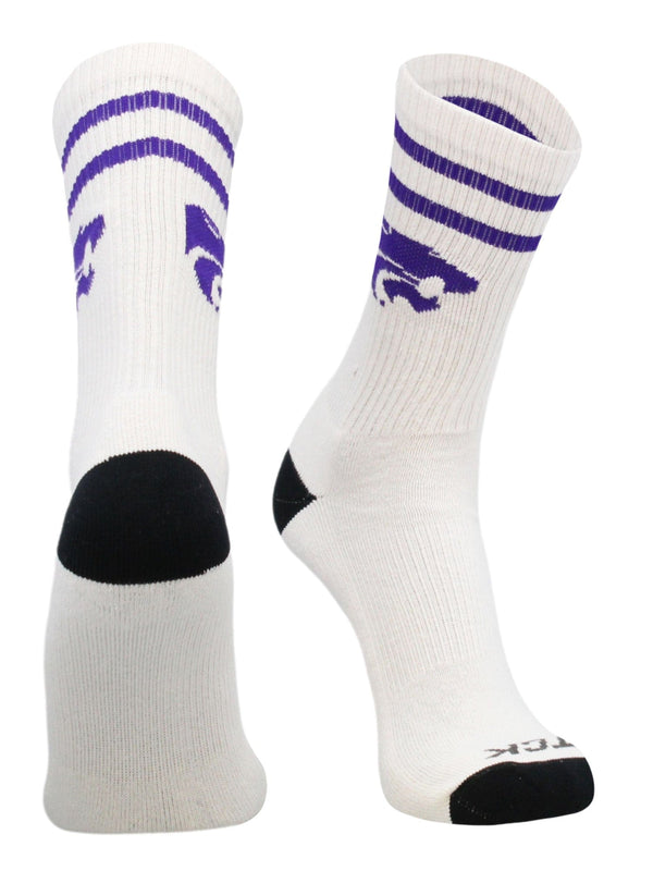 TCK socks Kansas State Wildcats / Large Vintage Kansas State Wildcats Socks NCAA Socks For Men and Womens Soft Cotton Sock