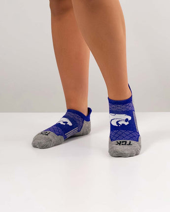 TCK socks Kansas State Wildcats Tour No Show Tab Socks - Made in USA