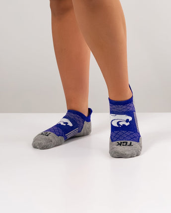 TCK socks Kansas State Wildcats Tour No Show Tab Socks - Made in USA