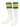 TCK socks Kelly Green/Gold / Small Retro 3 Stripe OTC Tube Socks
