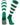 TCK socks Kelly/White / Large Hoop Striped Rugby Socks
