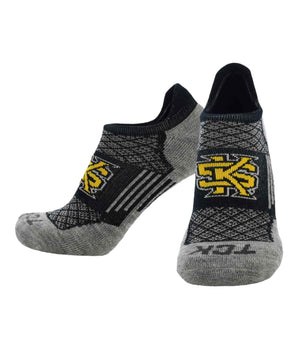 Kennesaw St. Owls No Show Tour Socks - Made in USA