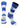 TCK socks Kentucky Blue/White / Large Kentucky Wildcats Socks Game Day Striped Crew Socks