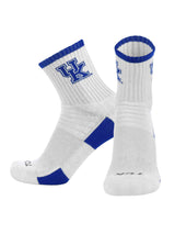 TCK socks Kentucky Wildcats / Large TCK Kentucky Wildcats Quarter Socks - Made in USA